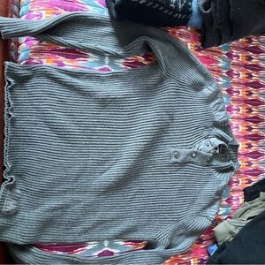 Gray sweater